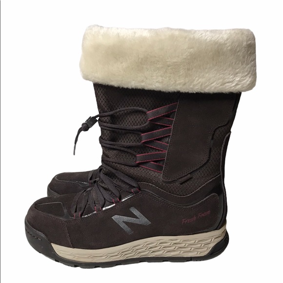 New Balance Brown Fresh Foam Winter Boots 9
